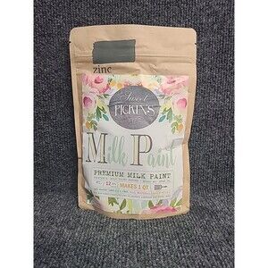 NEW Sweet Pickins Milk Paint 12Oz ( Makes 1 Quart) Zinc Grey